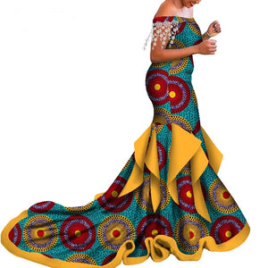 Women's African Print Dress