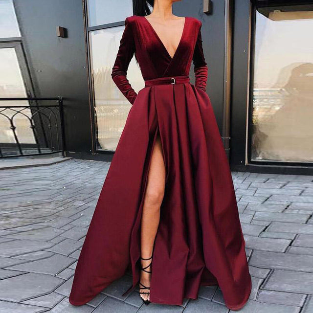 Evening Gown Long Sleeves
