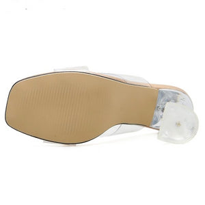 Women's Slippers Transparent Shoes