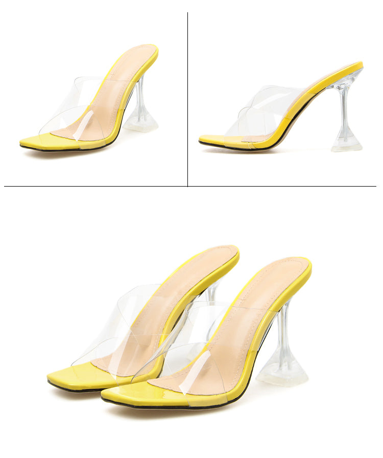 Women's Slippers Transparent Shoes