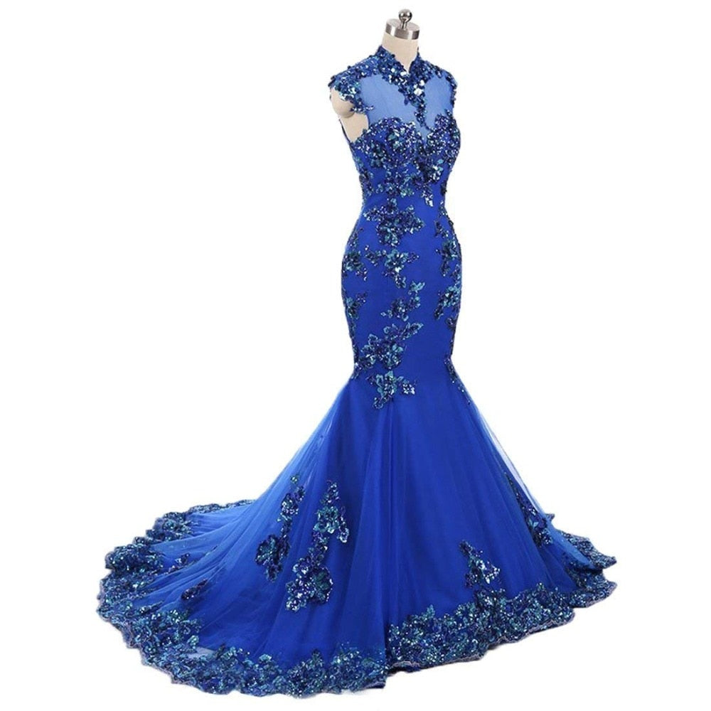 Royal Blue Formal Mermaid Gown
