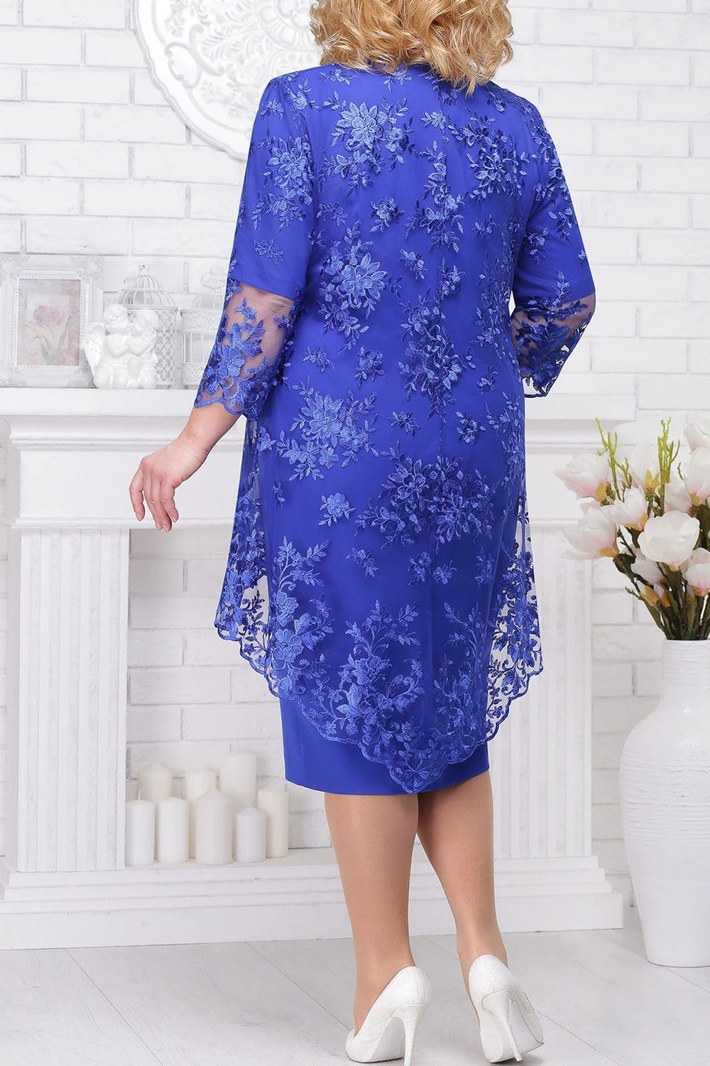 Woman's Royal Blue  Formal  Dress