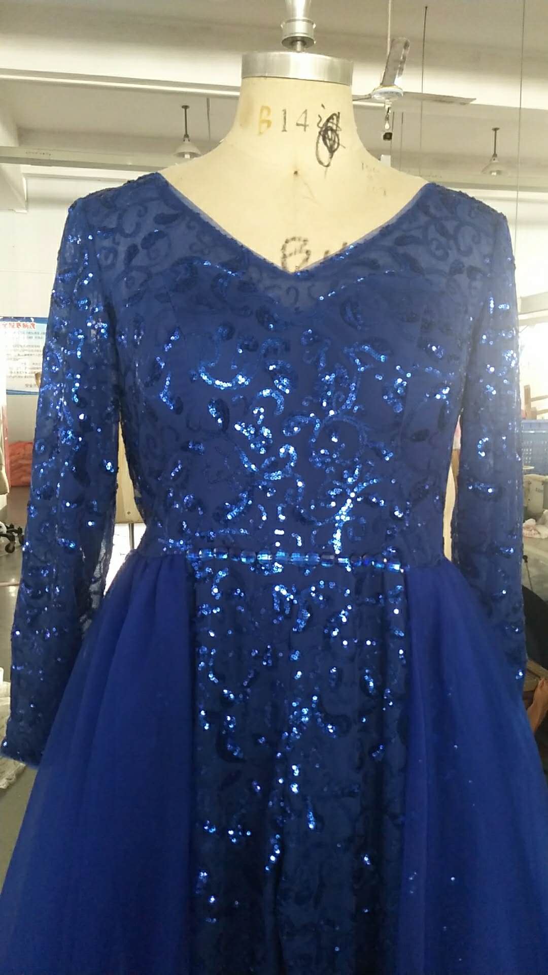Royal Blue Jumpsuits Prom Dress