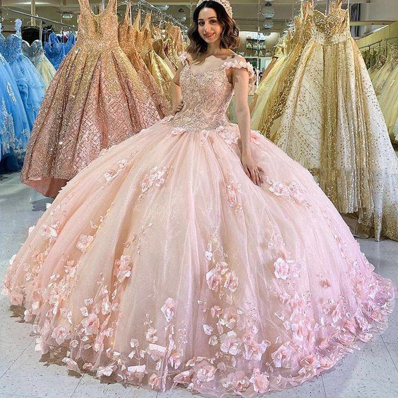 Teen's  Lace-up Puffy Princess gown