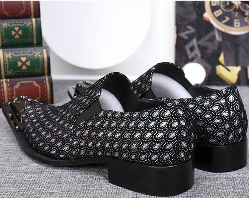 Men's Pointed Metal  Shoes