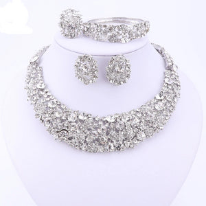 Women's  Jewelry  Crystal  3 PC Sets