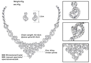 Women's  Crystal Bridal Jewelry Sets