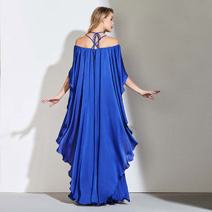 Royal Blue Celebrity  Pleated Gown