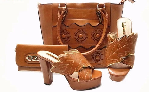 Women's  Shoes and Bag Set