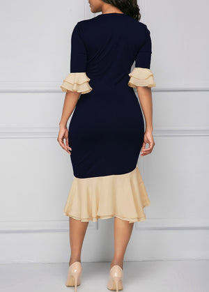 Women's Elegant Ruffles Dress