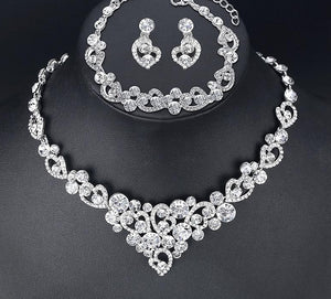 Women's  Crystal Bridal Jewelry Sets