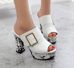 Women's Chunky Heel Sandals