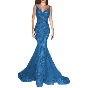 Mermaid Long Prom Dress
