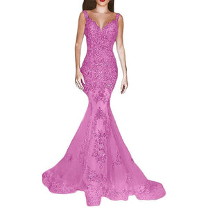 Mermaid Long Prom Dress